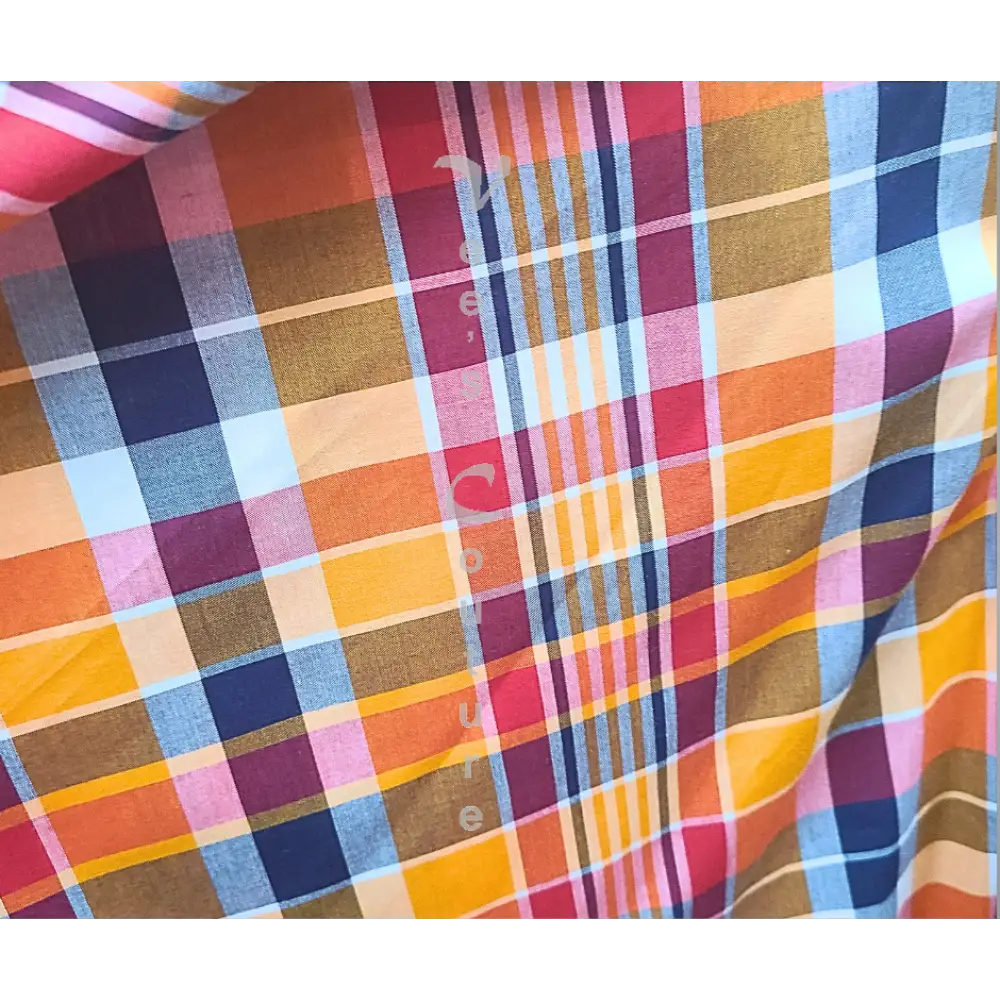 Wòb Dwiyèt (Check Fabric Availability) Madras 11 Clothing